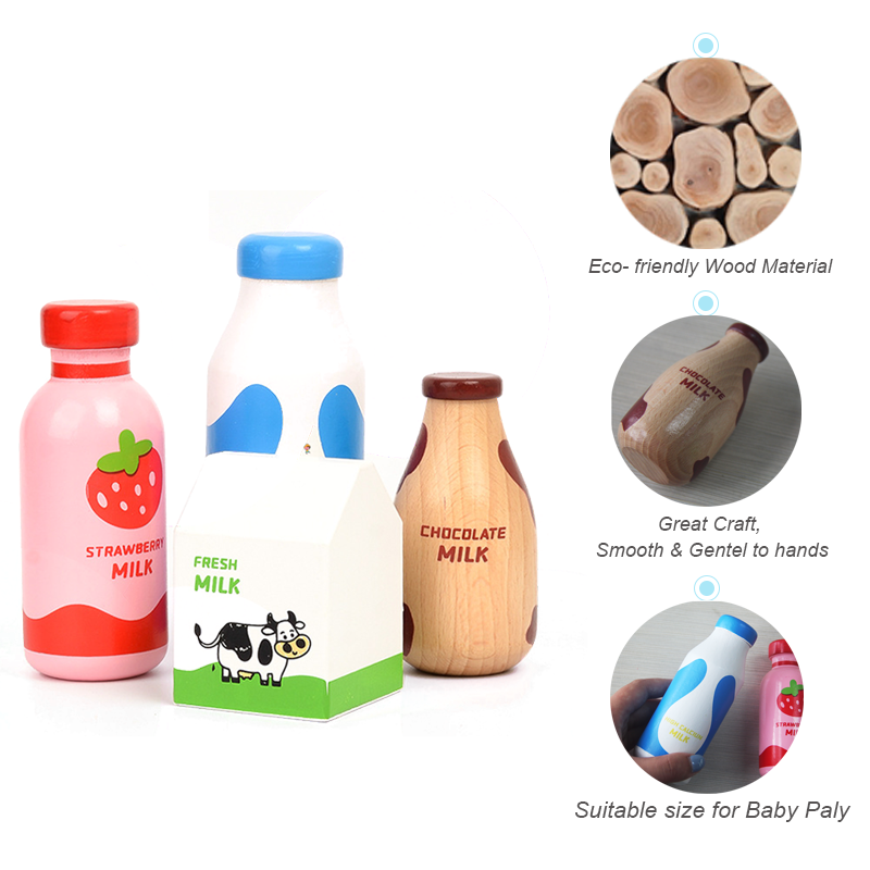 Trẻ Em Giả Vờ Chơi Bằng Gỗ Sữa - đánh giá và giá Kids Toys Kitchen Set