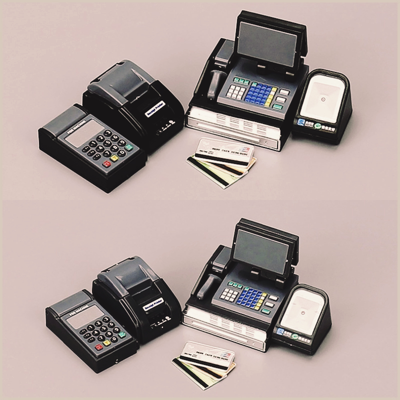 1Set Mini Cash Register Card M - đánh giá và giá Toy Cash Register