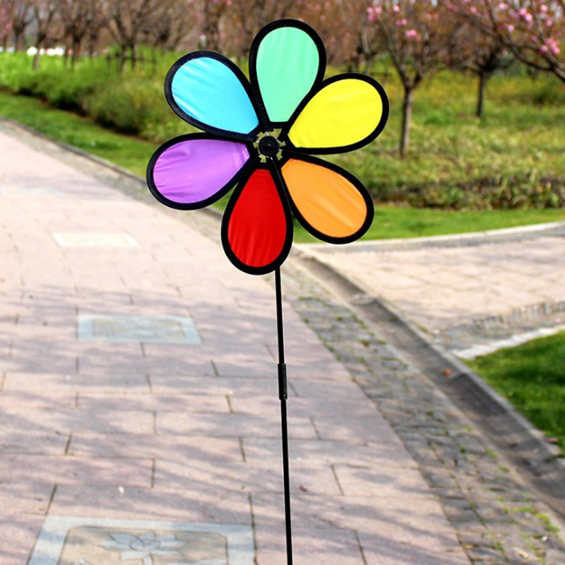 1PC Colorful Windmill Wind Spi - đánh giá và giá Kids Yard Toys