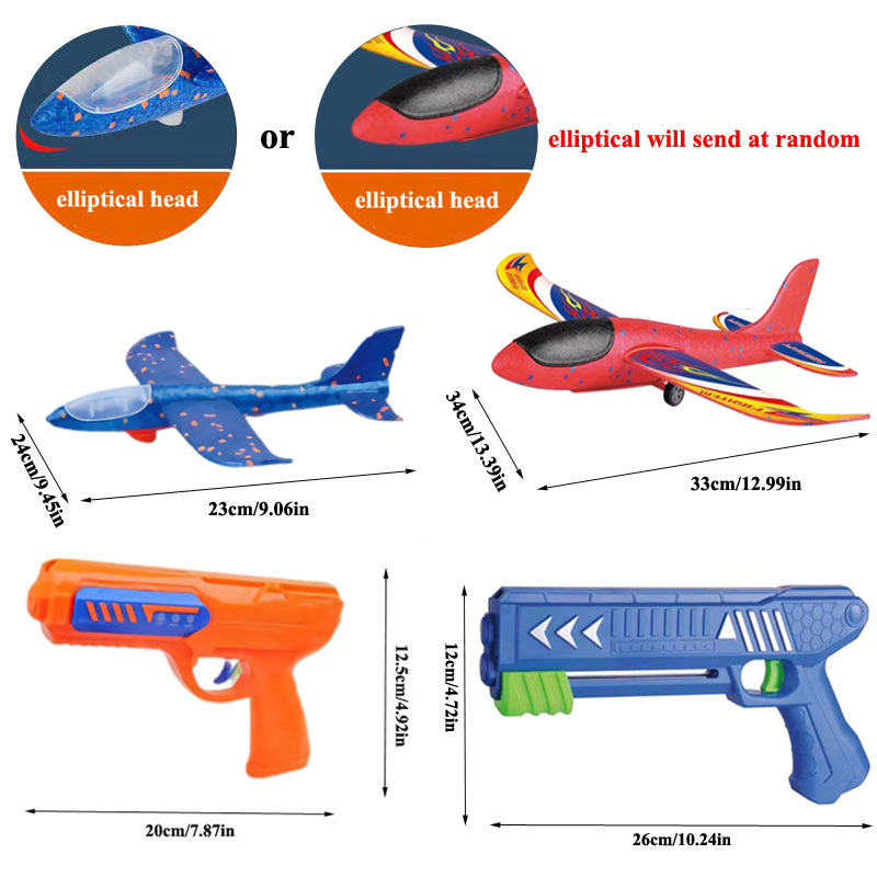 HH Kids 24/34cm Foam Plane Lau - đánh giá và giá Catapult Launcher Toy