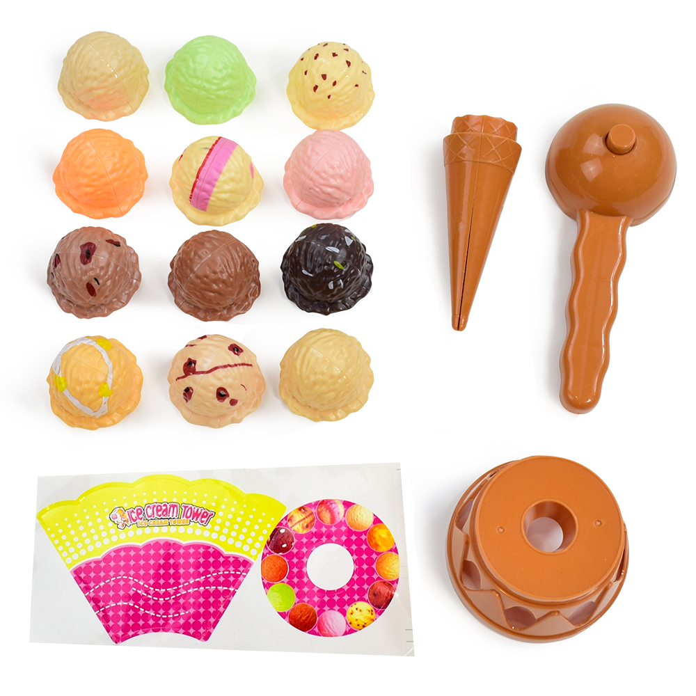 Children's Ice Cream Stacking  - đánh giá và giá Kids Toys Kitchen Set