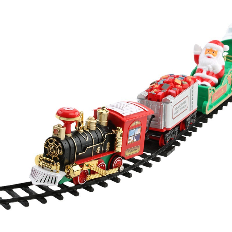 Electric Christmas Train Set M - đánh giá và giá Kids Toys Xmas