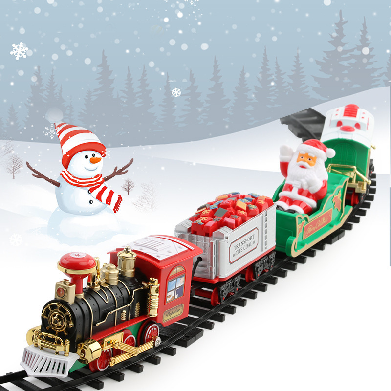 Electric Christmas Train Set M - đánh giá và giá Kids Toys Xmas