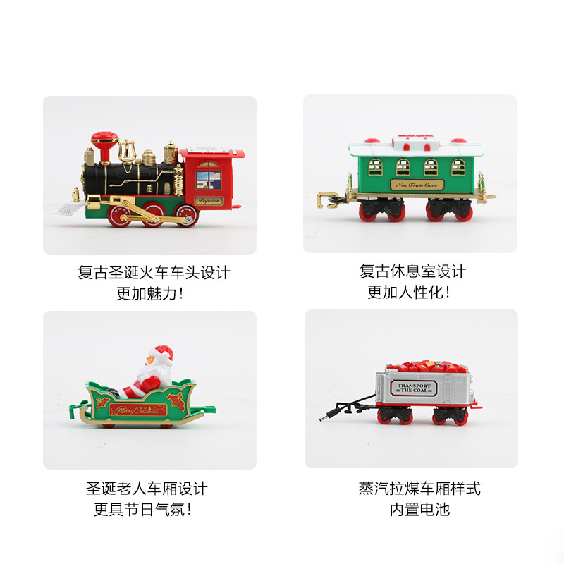 Electric Christmas Train Set M - đánh giá và giá Kids Toys Xmas