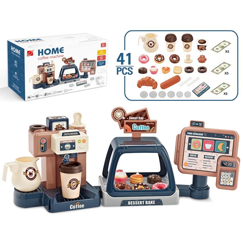 3 In 1 Coffee Machine Toy Set  - đánh giá và giá Toy Cash Register