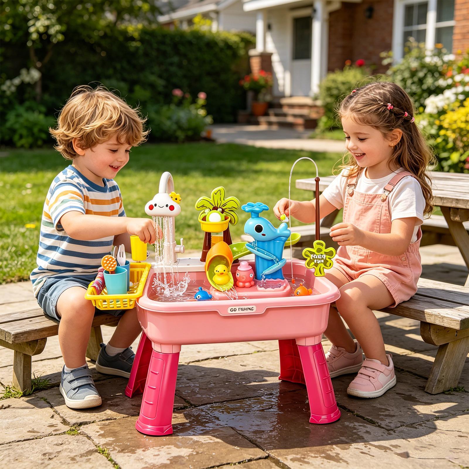 Kids Electric Play Sink with R - đánh giá và giá Kids Toys Kitchen Set