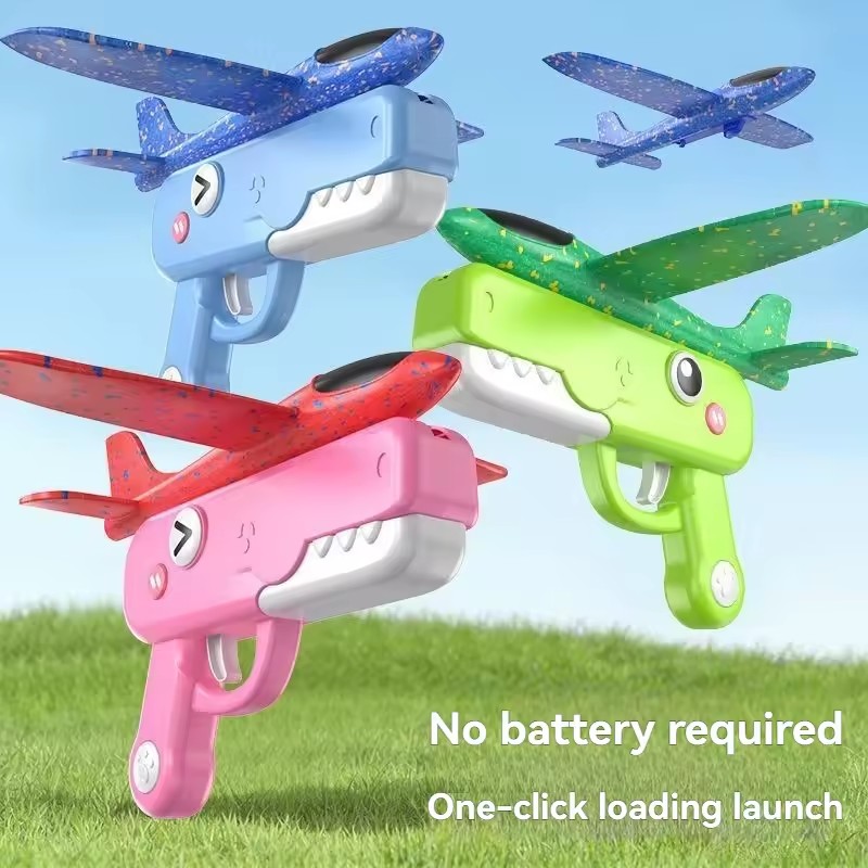 Dinosaur Foam Airplane Launche - đánh giá và giá Catapult Launcher Toy