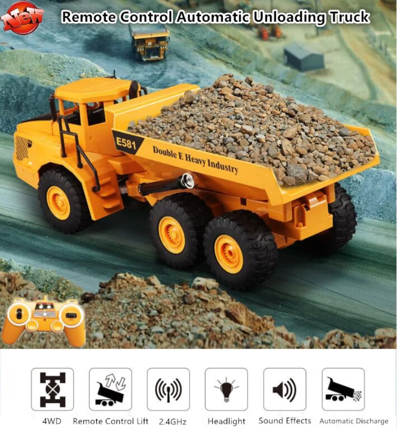 Remote Control Dump Truck RC 1 - đánh giá và giá Kids Toys Under 50
