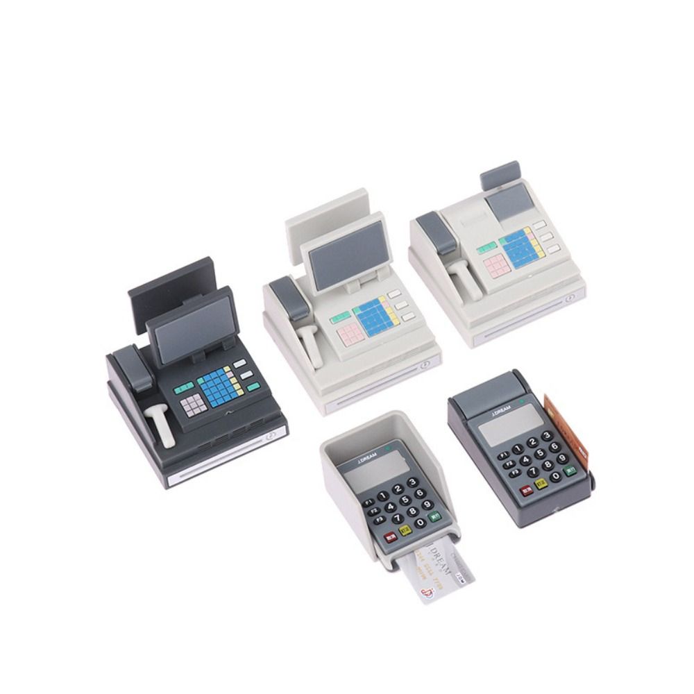 DIY Dollhouse POS Machine Play - đánh giá và giá Toy Cash Register